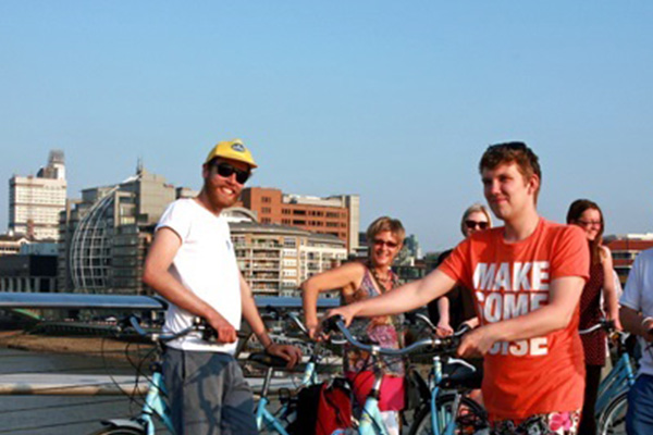 Classic Gold Bicycle London Tour
