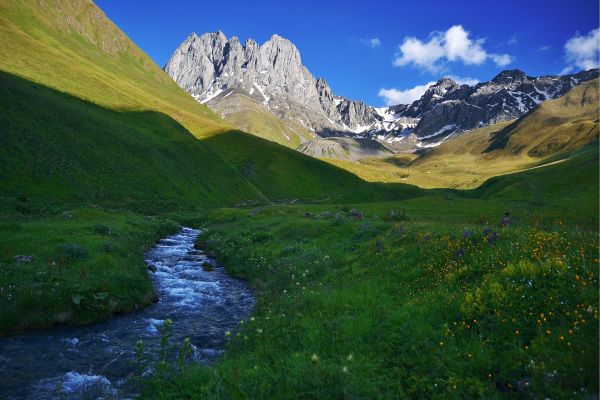 Highest peaks of Caucasus